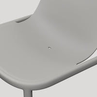 Decade Lounge Chair in Putty - Angle 11
