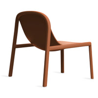 Decade Lounge Chair in Tomato - Angle 7