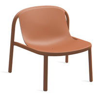 Decade Lounge Chair in Tomato - Angle 5