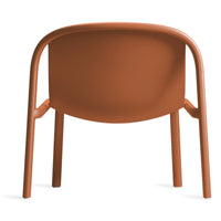 Decade Lounge Chair in Tomato - Angle 8