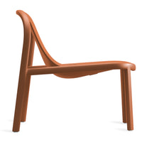 Decade Lounge Chair in Tomato - Angle 6