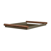 Estate Tray in Dark Olive / Acacia - Angle 4