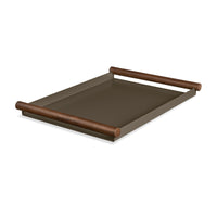 Estate Tray in Dark Olive / Acacia - Angle 1
