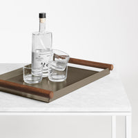 Estate Tray in Dark Olive / Acacia - Angle 2