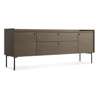 Peek 2 Door / 2 Drawer Console in Dark Olive - Angle 5