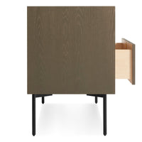Peek 2 Door / 2 Drawer Console in Dark Olive - Angle 8