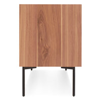 Peek 2 Door / 2 Drawer Console in Rustic Walnut - Angle 7