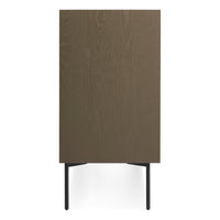 Peek 6 Drawer Dresser in Dark Olive - Angle 6