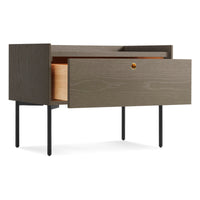 Peek Nightstand in Dark Olive - Angle 4