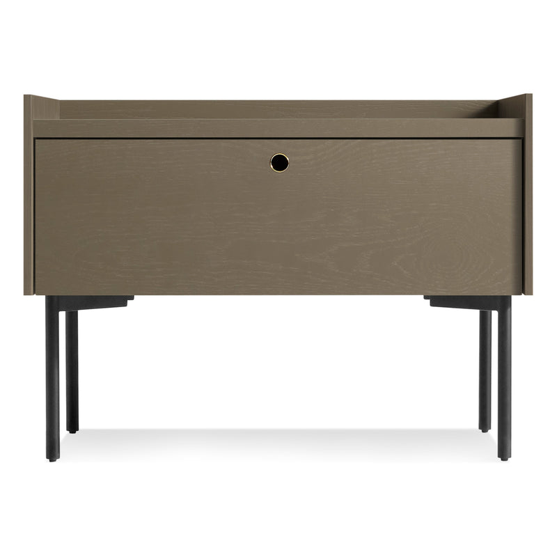 Peek Nightstand in Dark Olive - Angle 1
