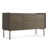 Peek Small Media Stand in Dark Olive - Angle 3