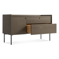 Peek Small Media Stand in Dark Olive - Angle 5