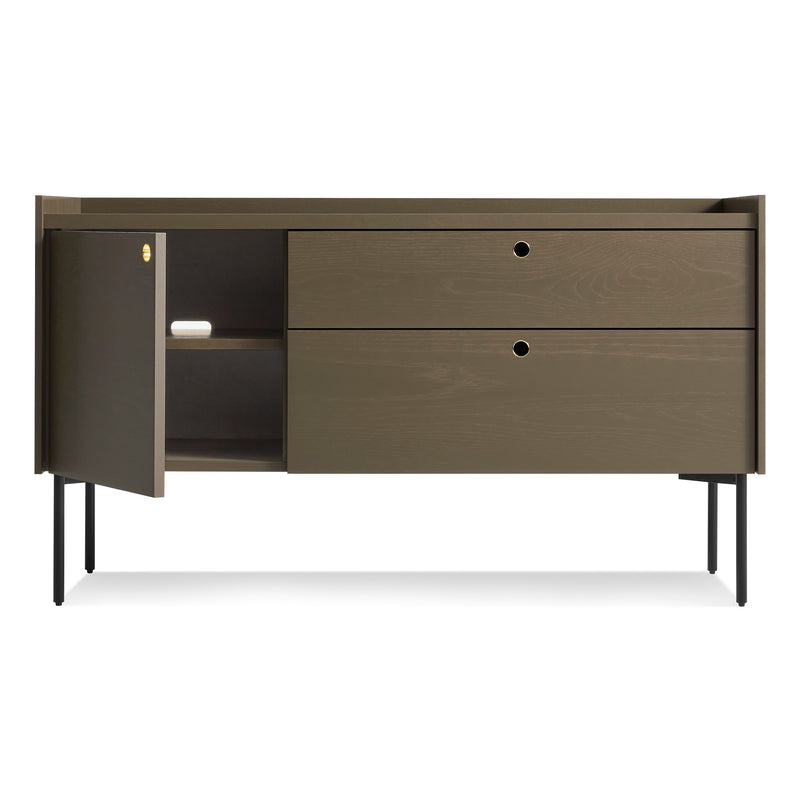 Peek Small Media Stand in Dark Olive
