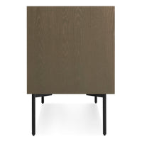 Peek Small Media Stand in Dark Olive - Angle 6