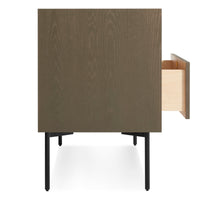 Peek Small Media Stand in Dark Olive - Angle 7