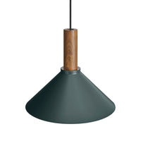 Emblem Medium Pendant Light en Navy Green / Walnut - ángulo 3