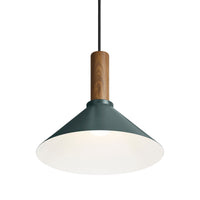 Emblem Medium Pendant Light en Navy Green / Walnut - ángulo 5