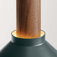 Emblem Medium Pendant Light en Navy Green / Walnut - ángulo 6