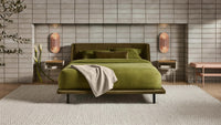 Nook Bed in Edwards Tomato - Angle 2