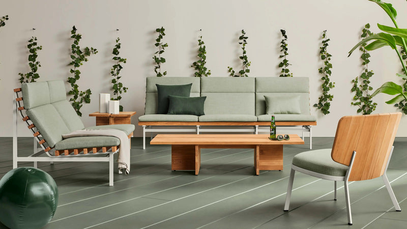 NowThen Outdoor Coffee Table in Teak