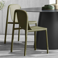 Decade Chair in Mouse - Angle 7