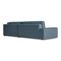 Esker L Sectional Sofa in Kelso Blue - Angle 3