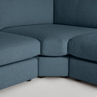 Esker L Sectional Sofa in Kelso Blue - Angle 5