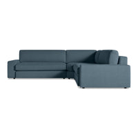 Esker L Sectional Sofa in Kelso Blue - Angle 1
