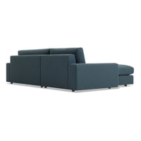 Esker Sofa with Chaise in Kelso Blue - Angle 6