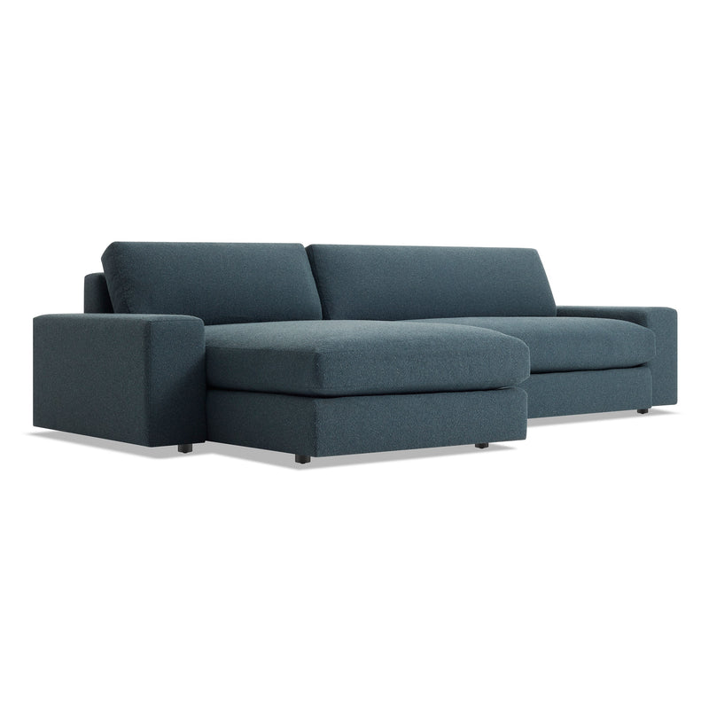 Esker Sofa with Chaise in Kelso Blue - Angle 2
