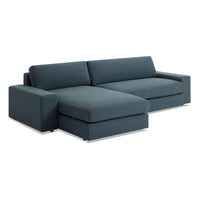 Esker Sofa with Chaise in Kelso Blue - Angle 4