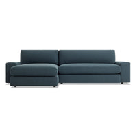 Esker Sofa with Chaise in Kelso Blue - Angle 1