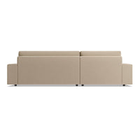 Esker Sofa with Chaise in Kelso Camel - Angle 7