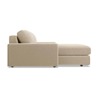 Esker Sofa with Chaise in Kelso Camel - Angle 5
