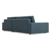 Esker Sofa with Chaise in Kelso Blue - Angle 6