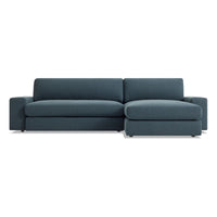 Esker Sofa with Chaise in Kelso Blue - Angle 1