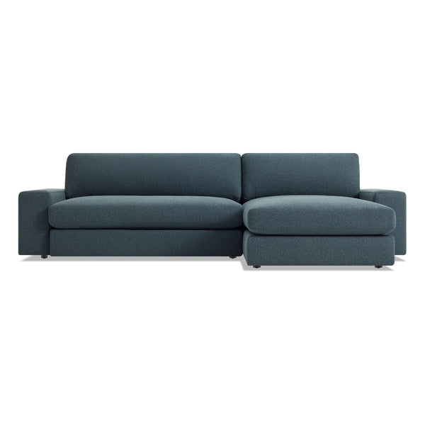 Esker Sofa with Chaise in Kelso Blue - Angle 1