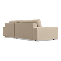 Esker Sofa with Chaise in Kelso Camel - Angle 6
