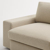 Esker Sofa with Chaise in Kelso Camel - Angle 8