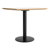 Easy Cafe Table in White Laminate - Angle 3