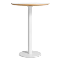 Easy Bar Height Table en White Laminate - ángulo 1
