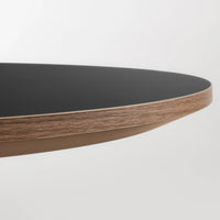 Easy Cafe Table in Black Laminate - Angle 5