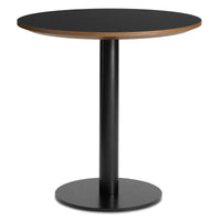 Easy Cafe Table in Black Laminate - Angle 2