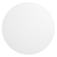 Easy Round Dining Table in White Laminate - Angle 4