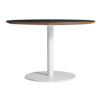 Easy Round Dining Table in Black Laminate - Angle 1