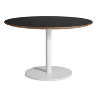 Easy Round Dining Table in Black Laminate - Angle 2