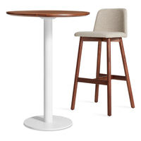 Easy Bar Height Table in Walnut - Angle 3