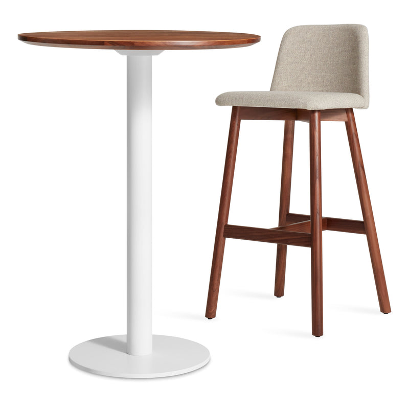 Easy Bar Height Table in Walnut - Angle 2