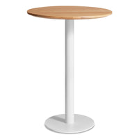 Easy Bar Height Table en White Oak - ángulo 3