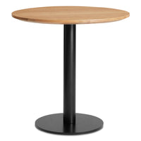 Easy Round Dining Table in White Oak - Angle 2